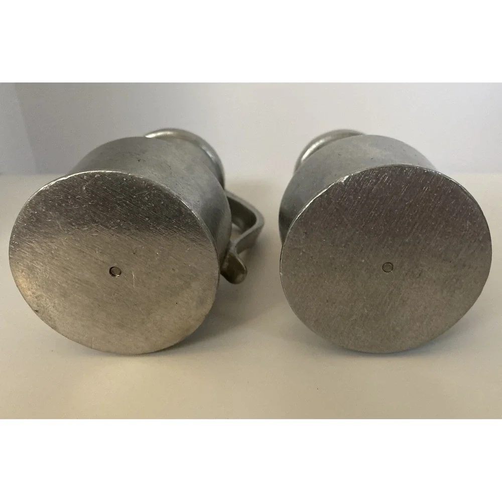 Benedict Proctor Salt and Pepper Shakers Vintage Pewter Collectible BNP‎ USA